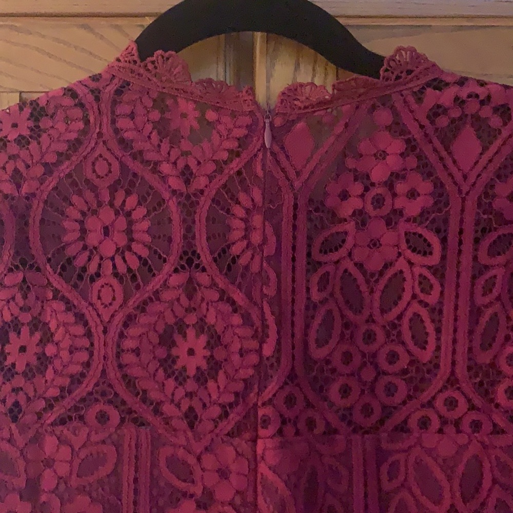 Raspberry Lace Dress from LuLu’s - Picture 5 of 5